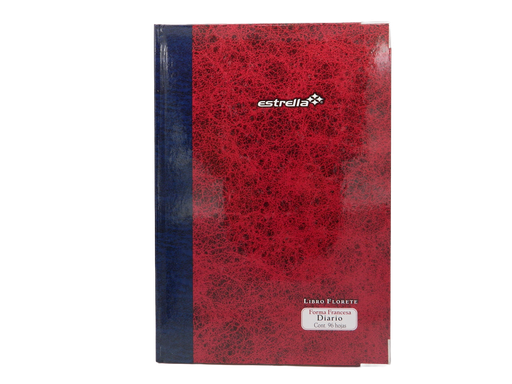 [002660] Libro Florete F/ Francesa Diario C/ 96 hjs Estrella