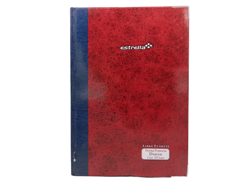 [002664] Libro Florete F/ Francesa Diario C/ 192 hjs Estrella