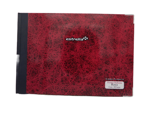 [002667] Libro Florete F/ Italiano Rayado C/ 192 hjs Estrella