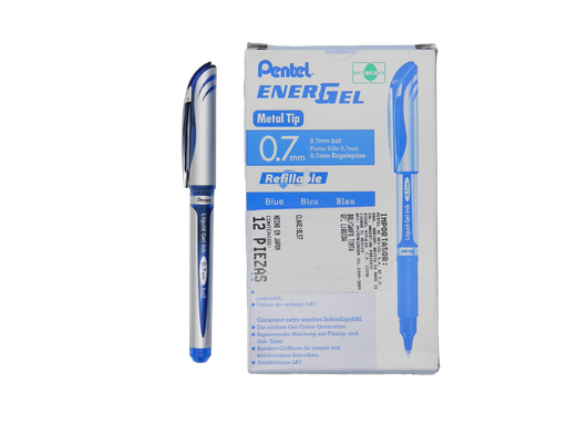 [002774] Pluma Energel 0.7 mm P/ Fino Azul C/ 12 pzs BL57 Pentel