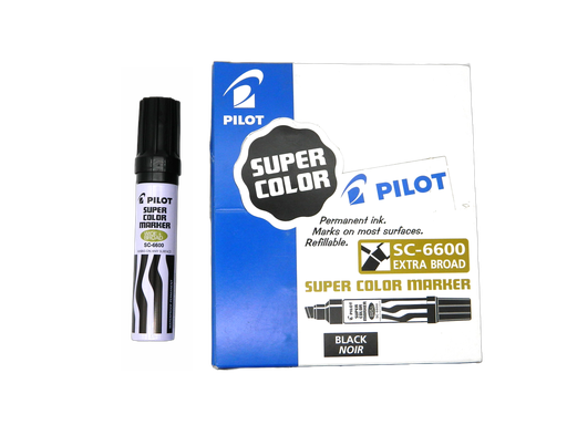 [002819] Marcador Permanente Jumbo Negro C/ 12 pzs Pilot