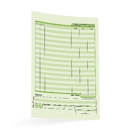 [002913] Poliza Diario a Mano T/ Carta C/ 50 hjs Printaform