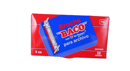 [002982] Broche #8 C/ 50 pzs Baco