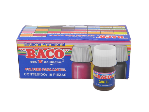 [003053] Pintura Cartel 57-A Café 20 ml C/ 10 pzs Baco