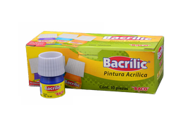 [003108] Pintura Acrilica 366 Azul Ultramar 15 ml C/ 10 pzs Baco