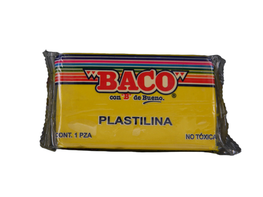 [003138] Plastilina 180 grs 51 Amarillo C/ 5 pzs Baco