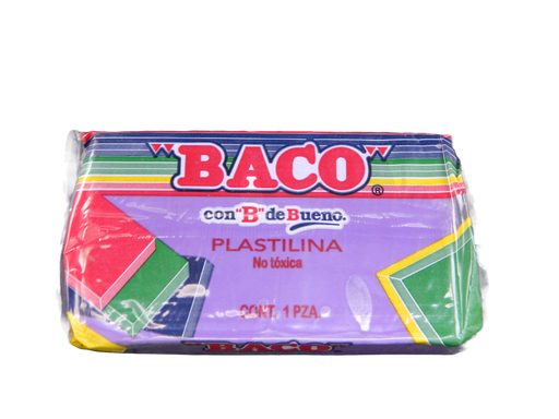 [003150] Plastilina 180 grs 63 Violeta C/ 5 pzs Baco