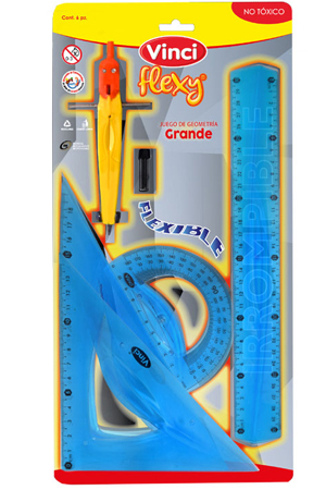 [003198] Juego Geometrico Flexible Grande Vinci Dixon