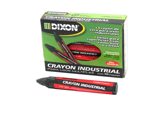[003202] Crayon Industrial Negro C/ 10 pzs Dixon