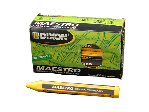 [003205] Crayon Maestro Amarillo C/ 20 pzs Dixon
