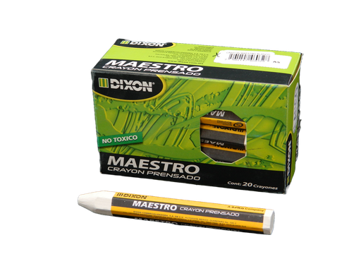 [003207] Crayon Maestro Blanco C/ 20 pzs Dixon