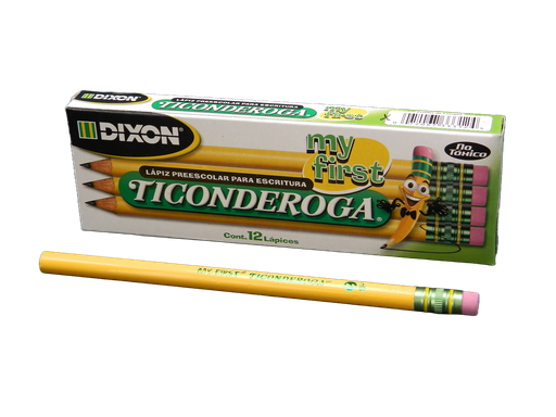 [003215] My Primer Lapiz Ticonderoga #2 C/ 12 pzs Dixon