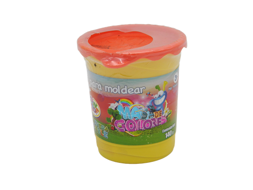 [003243] Plastilina 180 grs Vinci Naranja C/ 5 pzs Dixon