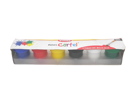 [003251] Pintura Cartel Vinci Estuche Escolar Surtidos C/ 6 Dixon