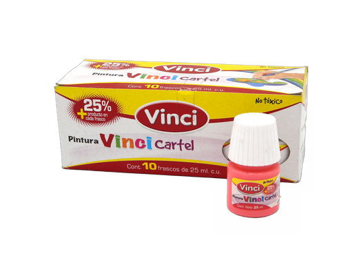 [003263] Pintura Cartel Vinci 59 Rosa Mexicano 25 ml C/ 10 pzs Dixon