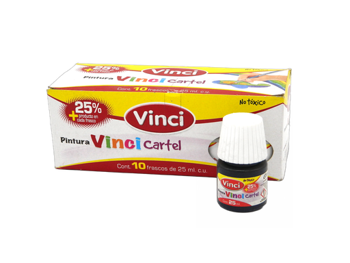 [003272] Pintura Cartel Vinci 67 Azul Prusia 25 ml C/ 10 pzs Dixon