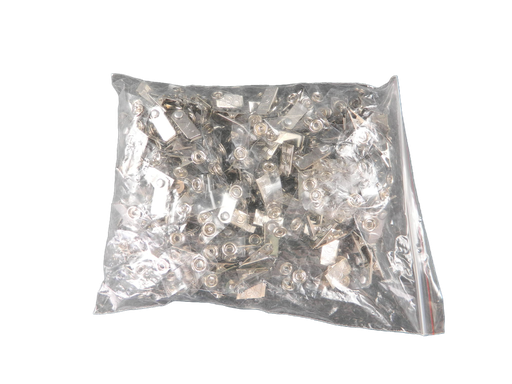 [003400] Broche P/ Gafete Caiman Metalico C/ 100 pzs Mexiquense