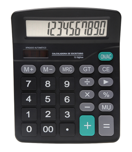 [003413] Calculadora Escritorio 12 Digitos Grande Jumbo