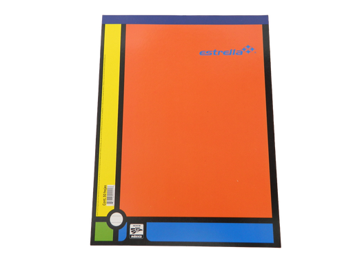 [003621] Block Rayado T/ Carta C/ 50 hjs Estrella