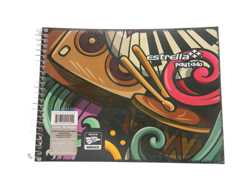 [003639] Cuaderno F/ Italiano Pautado C/ 50 hjs Estrella