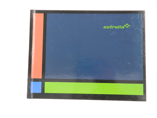 [003643] Libreta 1/4 Pasta Dura F/ Italiano Cuadro 5 C/ 96 hjs Estrella