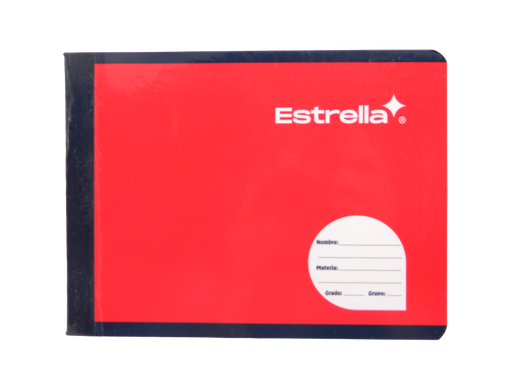 [003672] Cuaderno F/ Italiano Cosido Rayado C/ 100 hjs Estrella