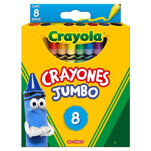 [003694] Crayones Jumbo C/ 8 pzs Crayola