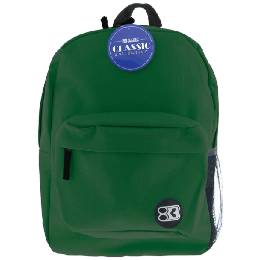 [003769] Mochila Clasica 17" Verde Bazic