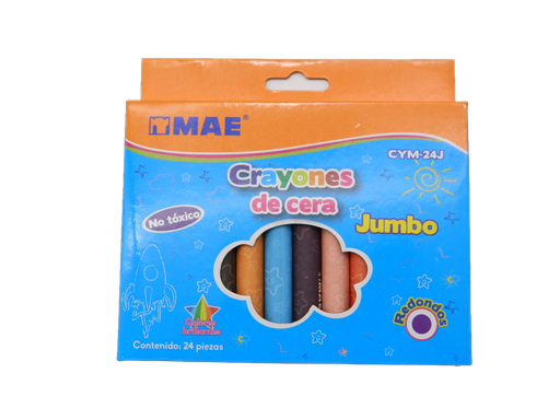 [003830] Crayones Jumbo C/ 24 pzs Mae