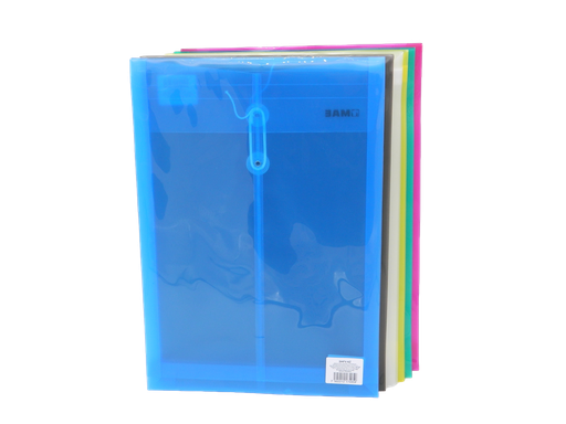 [003847] Sobre Plastico C/ Hilo T/ Oficio Vertical C/ 12 pzs Mae