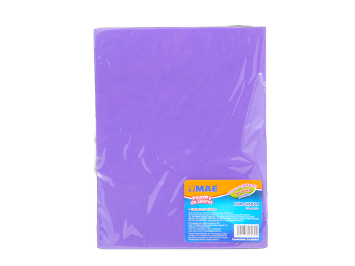 [003870] Foamy T/ Carta Morado C/ 24 pzs Mae