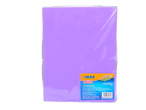 [003871] Foamy T/ Carta Lila C/ 24 pzs Mae
