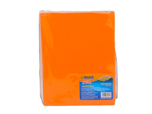 [003874] Foamy T/ Carta Naranja C/ 24 pzs Mae