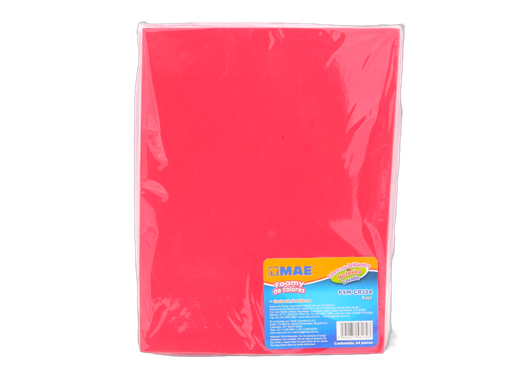 [003882] Foamy T/ Carta Rojo C/ 24 pzs Mae