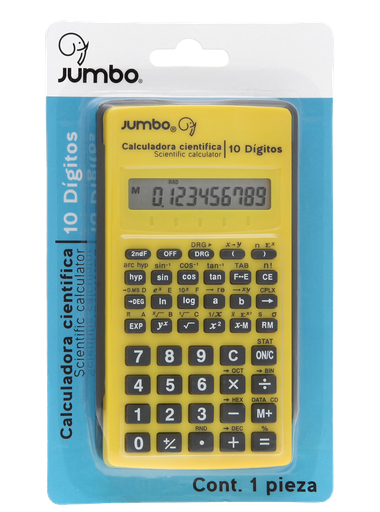 [004090] Calculadora Cientifica Basica 10 Digitos 56 Funciones Jumbo
