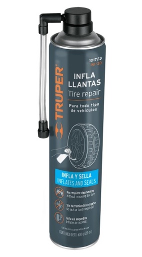 [004163] Inflallantas 16" a 20" 101723 Truper