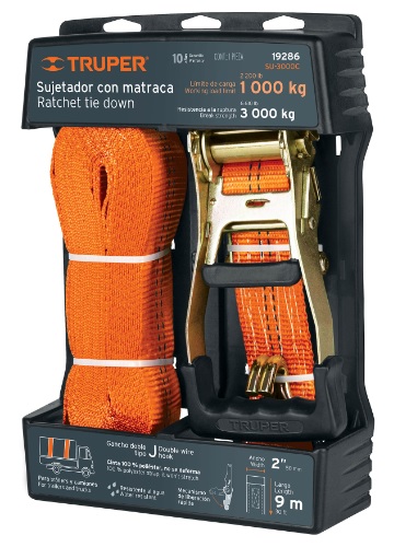 [004330] Sujetador C/ Matraca 3000 Kgs 5 cms x 9 mts 19286 Truper