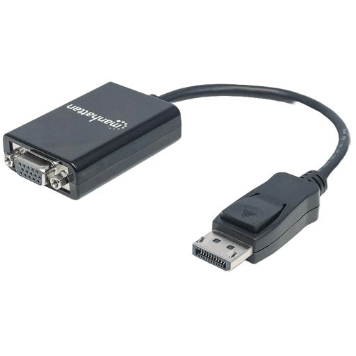 [004358] Convertidor DisplayPort Macho a VGA HD15 Hembra Manhattan