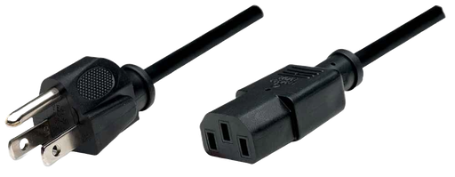 [004368] Cable Alimentacion Poder P/ PC 1.8 mts Manhattan