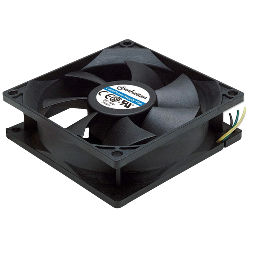 [004370] Ventilador P/ Fuente de Poder o Gabinetes 80 mm 3 Pines Manhattan