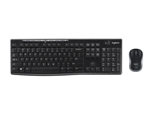[004373] Kit Teclado y Mouse Inalambrico Negro MK270 Logitech