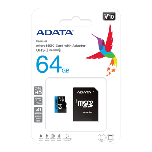 [004397] Memoria Micro SD UHS-I Clase 10 64 Gb Adata