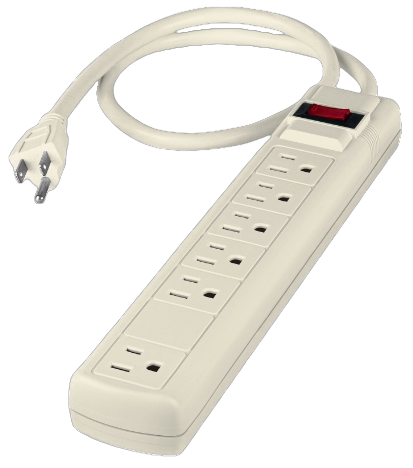 [004515] Multicontacto Uso Rudo C/ Supresor Picos 6 Entradas 47184 Truper