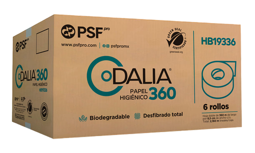 [004690] Papel Higienico Jumbo Sr 360 mts C/ 6 pzs 360 Dalia