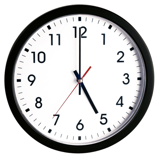 [004761] Reloj de Pared Negro Fragments