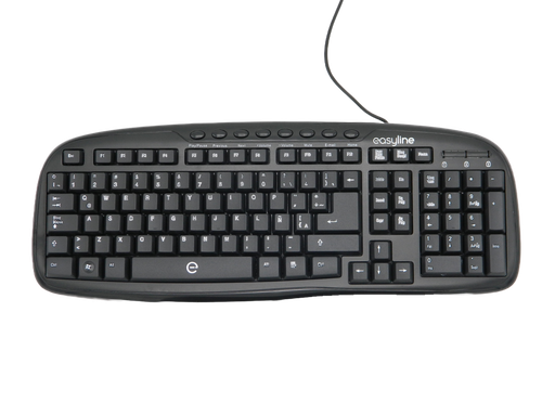 [000648] Teclado Multimedia Alambrico Usb Negro Perfect Choice