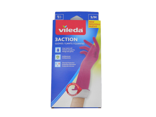 [000528] Guante Triple Accion Verde Vileda