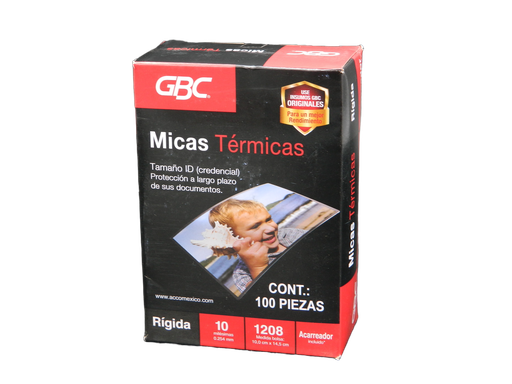 [000046] Mica Termica 10 x 14.5 1208 C/ 100 pzs Gbc