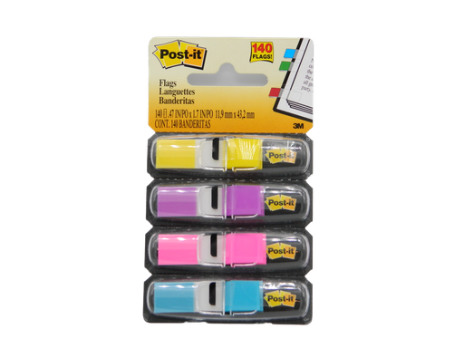 [000367] Mini Banderita C/ 4 Colores C/ 140 pzs 683 3M