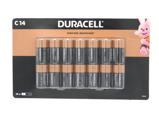[000386] Pila Duracell C C/ 14 pzs